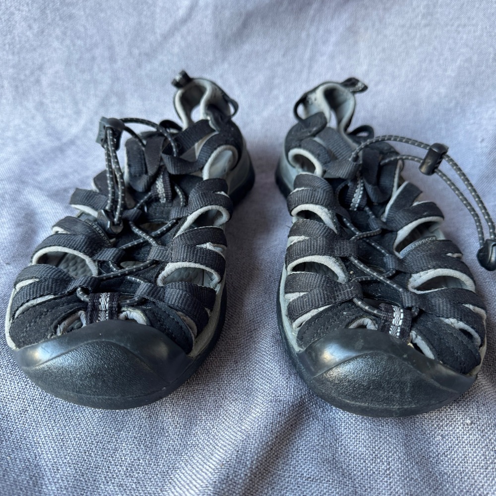Keen Whisper Sandals Women 8.5 Black Magnet Waterproof Hiking Water Shoe 1003709 - Picture 12 of 12